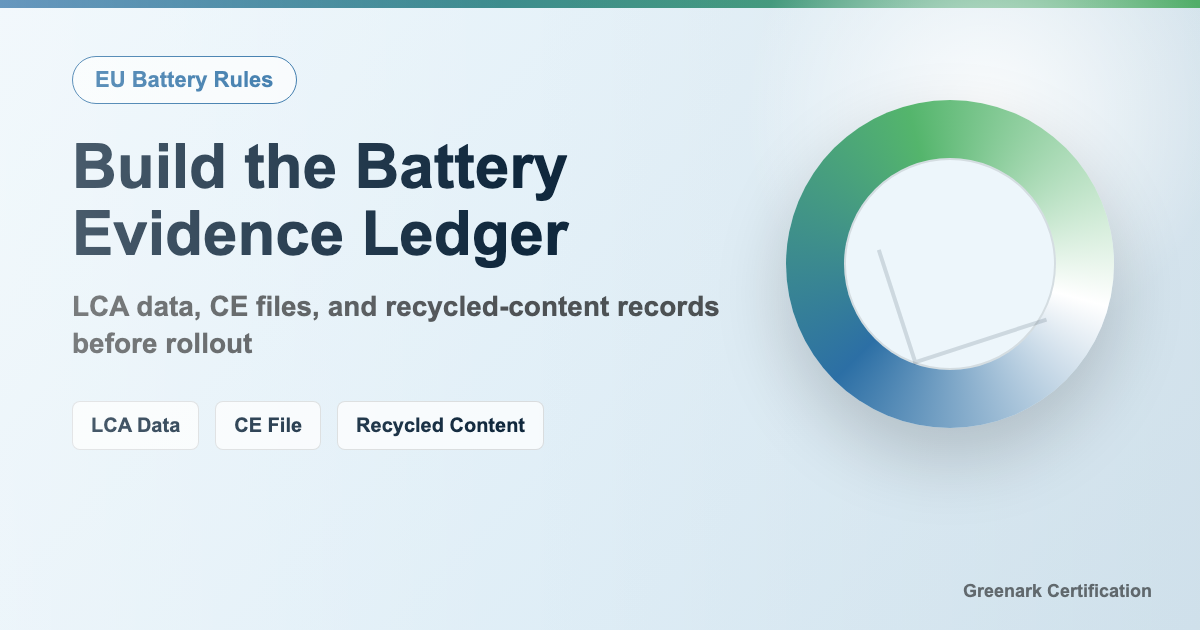 EU Battery Regulation Takes Effect in August 2027: Prepare Carbon Footprint Declarations and CE Files