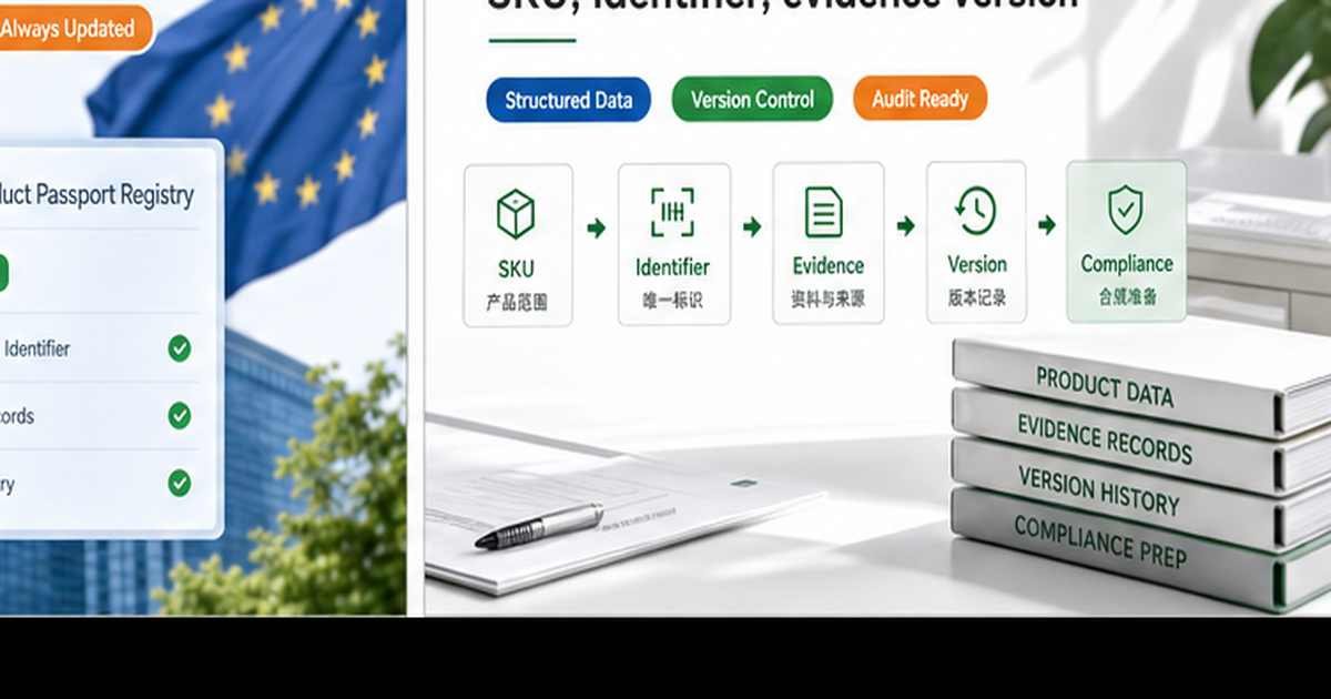 The DPP Registry Is Live: Build a Product Data Identifier Ledger First