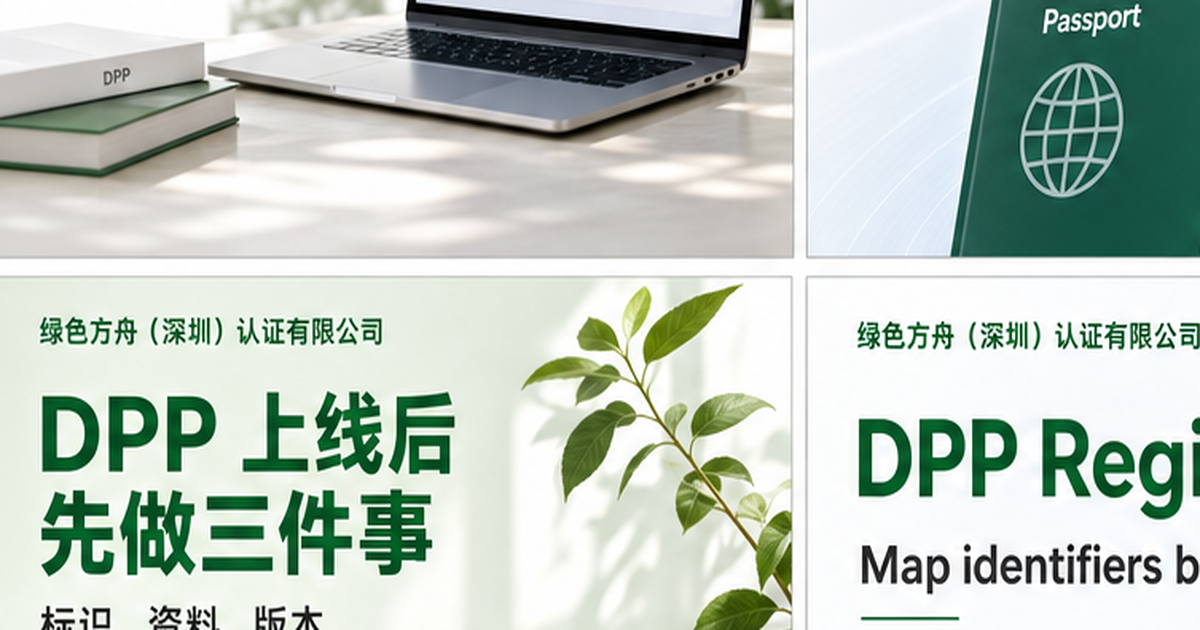 DPP Registry 已上线，先建产品数据标识台账