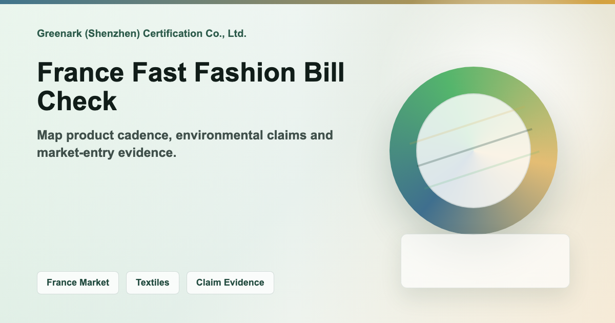 France Ultra-Fast Fashion Rules: Textile Sellers Should Check EPR, Advertising and Product Files First