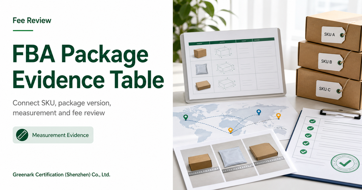 Amazon FBA Package Dimensions: Build a Re-Measurement Evidence Table Before Disputing Fees