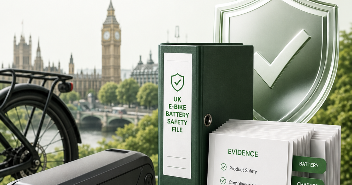 英国 OPSS 盯紧电动自行车锂电池，出口团队要先补安全资料包