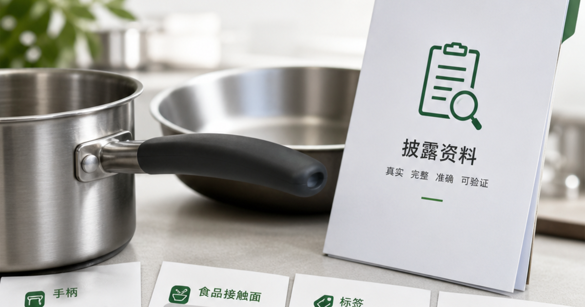 California AB1200厨具化学披露｜手柄、接触面和线上说明怎么先核