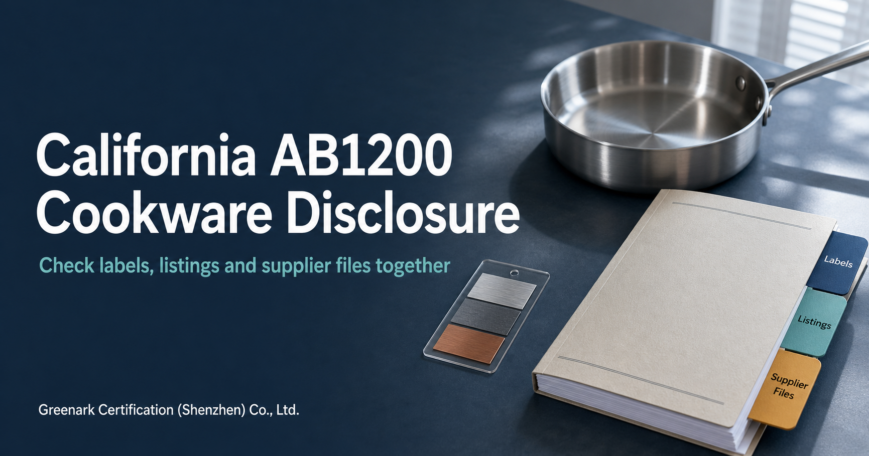 California AB1200 cookware PFAS disclosure: labels