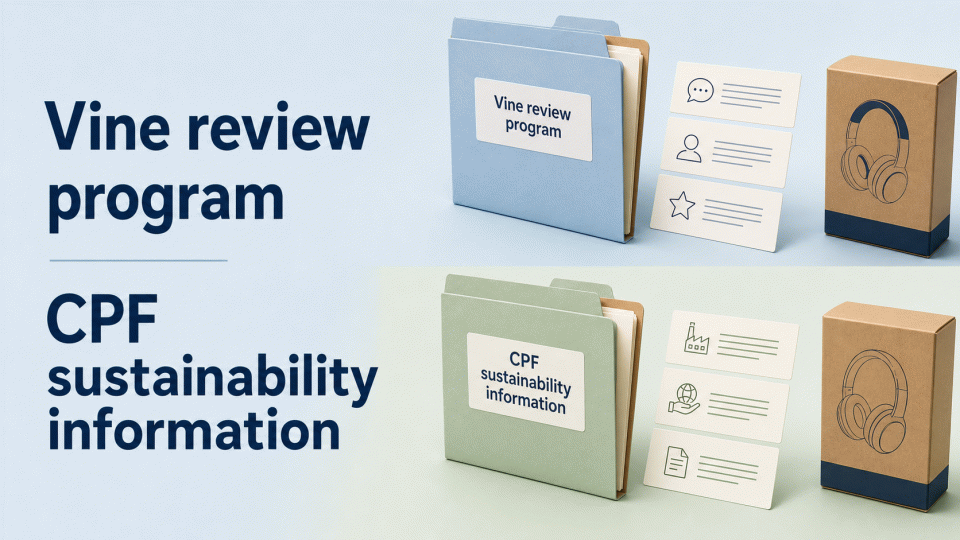Amazon Vine and CPF Are Different Programs: How Sellers Can Separate Product and Evidence Records
