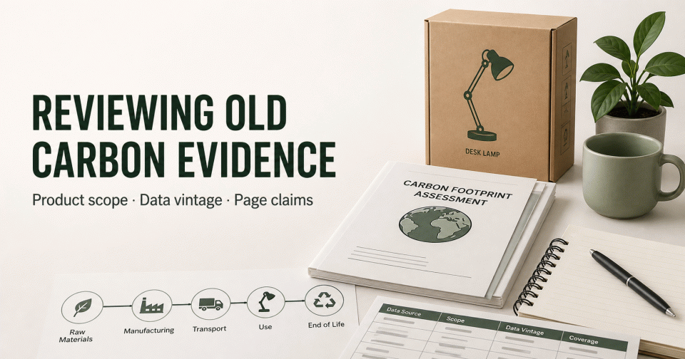 How to Review Old Carbon Evidence Before Using It for Amazon CPF