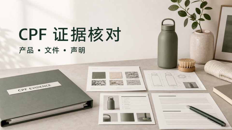 亚马逊 CPF 证据核对：产品、认证文件与页面声明如何对应