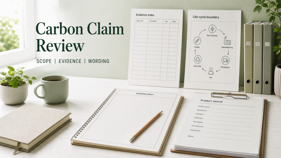 Carbon Claims Before Publishing: Match the Product, Evidence and Wording