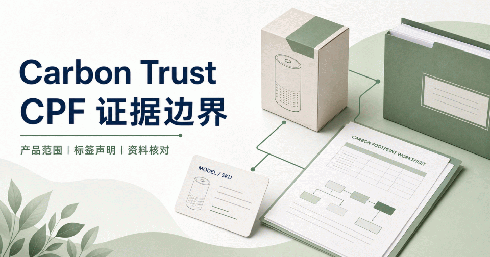 Carbon Trust 标签与 CPF 证据边界：产品范围、声明与资料核对