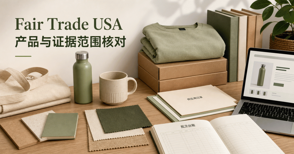 Fair Trade USA 用于 CPF 页面前：先核对产品、主体与供应链证据