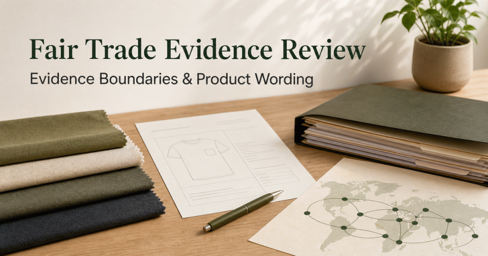 How to Review Fair Trade Evidence: Standard Scope, Traceability, and CPF Wording