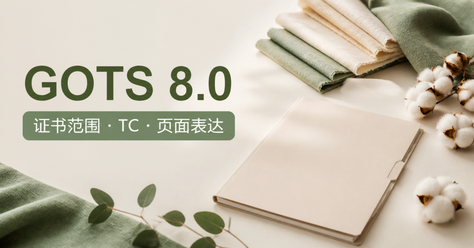 GOTS 8.0 过渡期：纺织卖家如何核对证书、TC 与页面表达