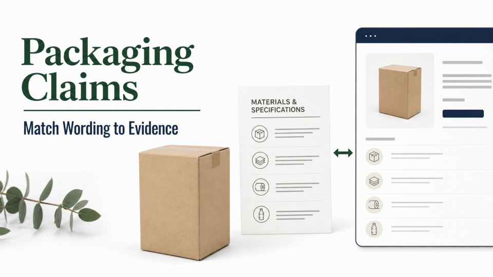 How to Write PPWR Packaging Labels and Listing Claims: Check the Evidence Before the Wording