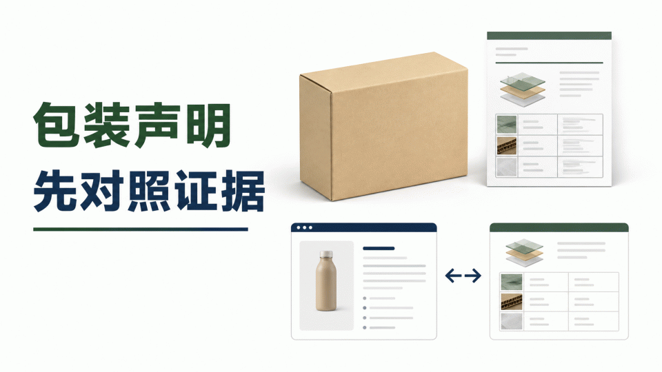 PPWR包装标签与页面声明怎么写：先核对证据，再决定表达
