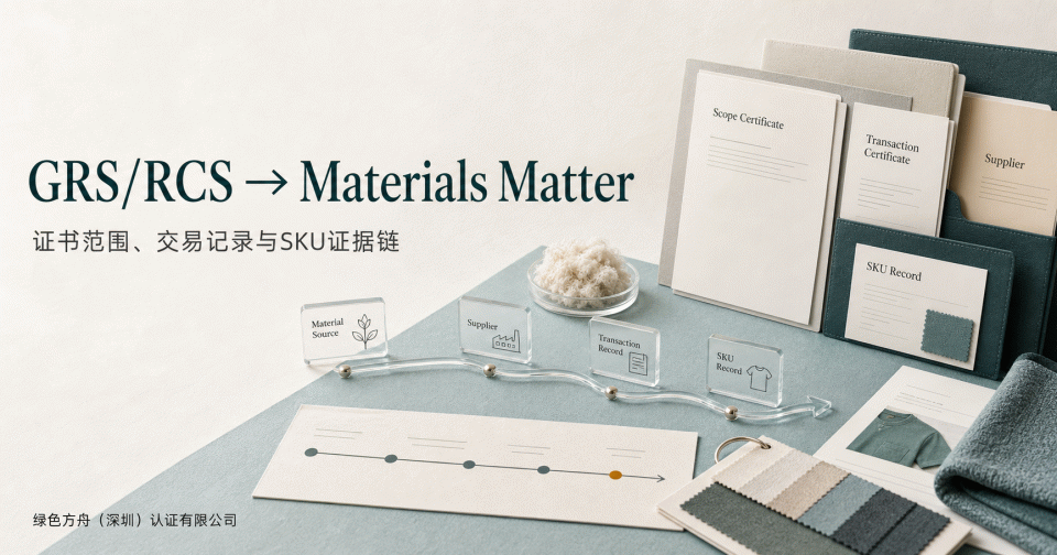 GRS/RCS向Materials Matter Standard过渡｜CPF证据链按范围核对