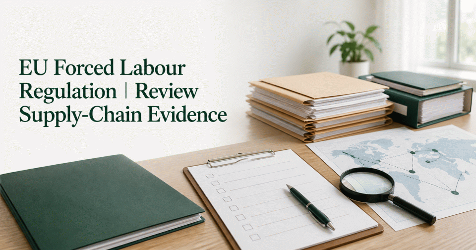 EU Forced Labour Regulation Readiness: A Supply-Chain Evidence Guide for Amazon Sellers