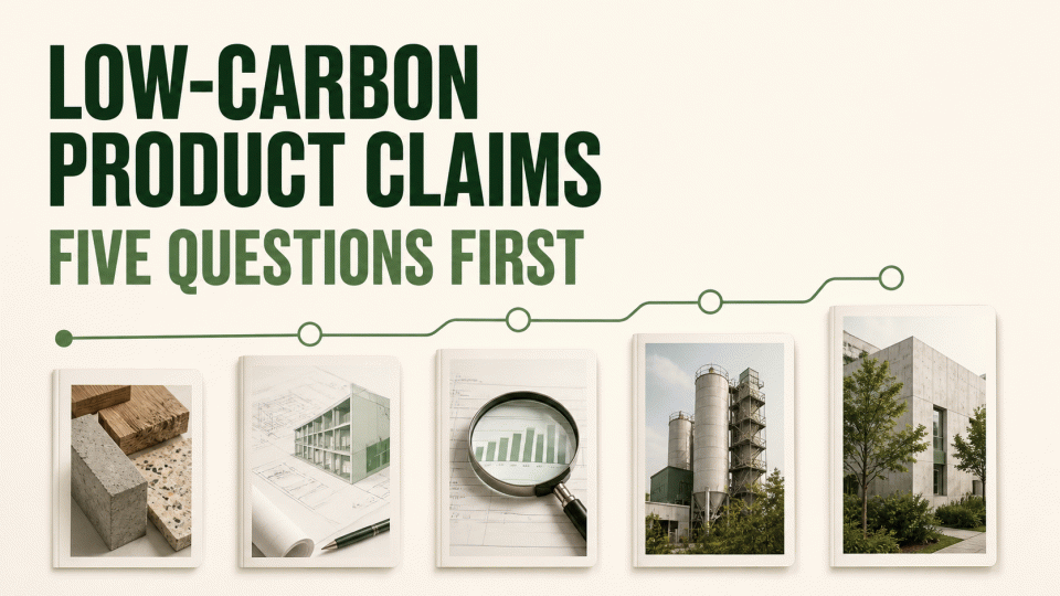 Five Questions to Ask Before Making a Low-Carbon Product Claim
