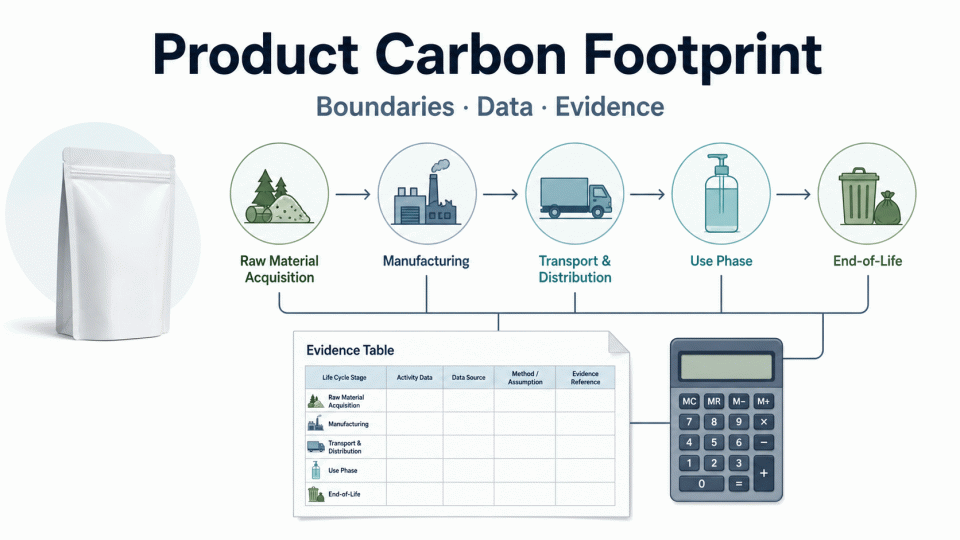 How to Review a Product Carbon Footprint Claim: Boundaries, Data and Evidence