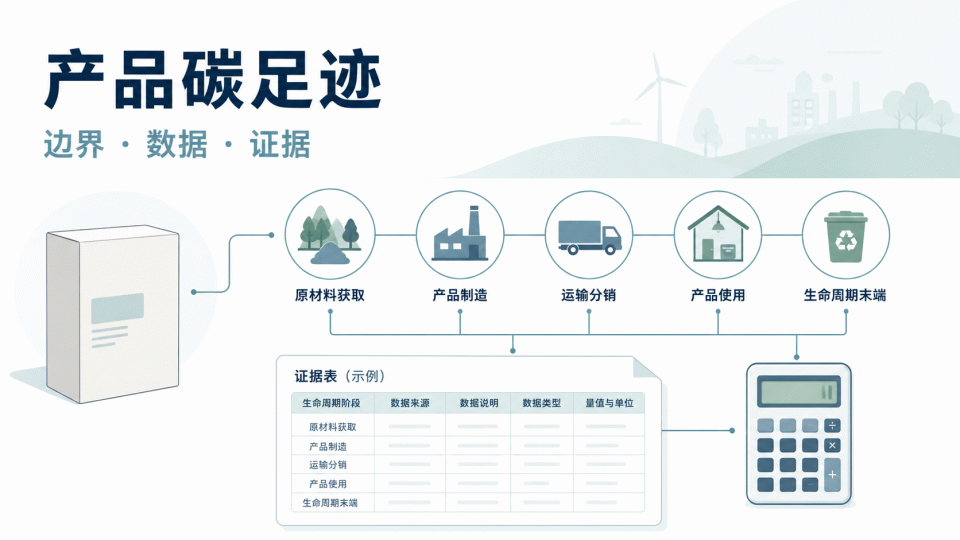 产品碳足迹声明怎么核对：从边界、数据到页面证据