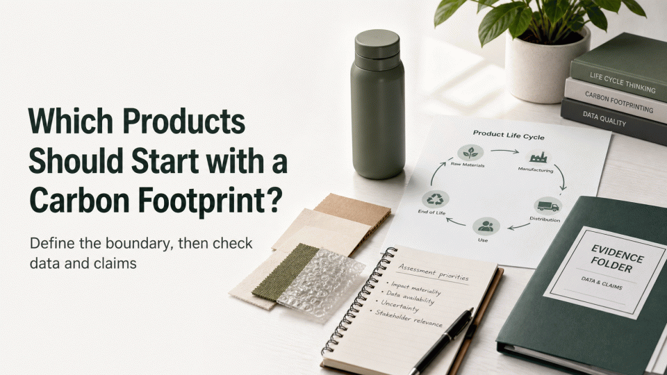 Which Products Should Start with a Product Carbon Footprint? Define the Boundary First