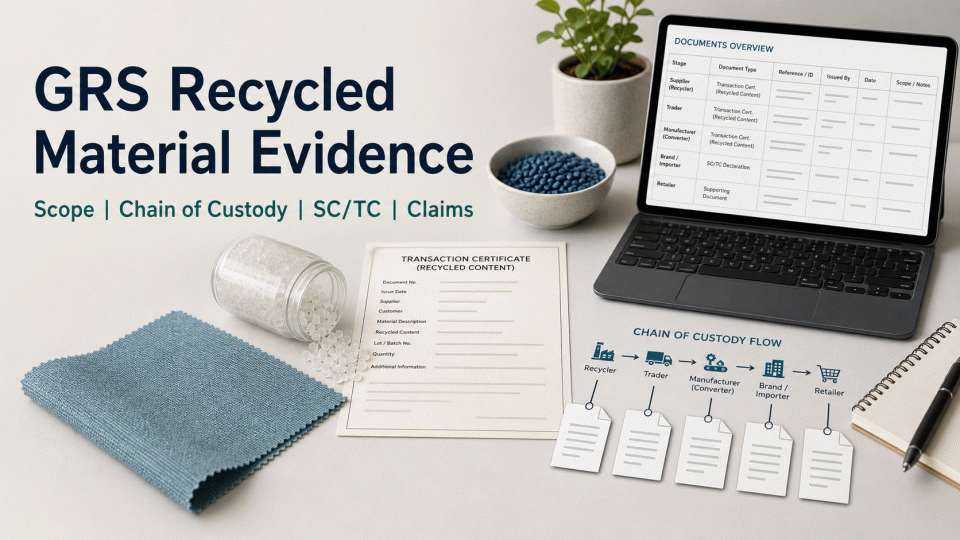 GRS Recycled Material Evidence: Scope, Chain of Custody and Claims