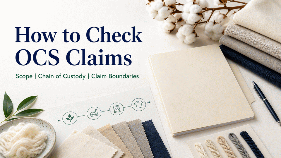 How to Check OCS Organic Content Claims