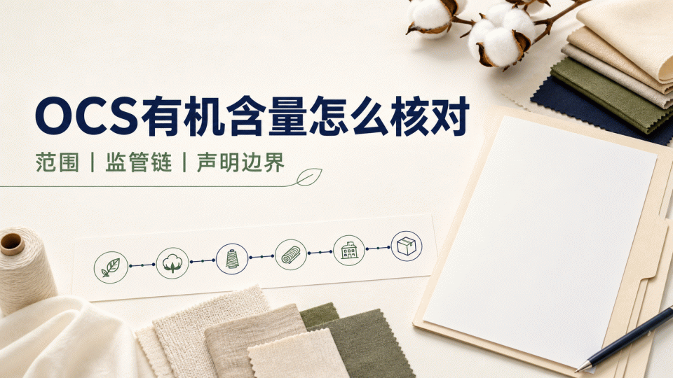 OCS有机含量核对：从范围、监管链到页面声明