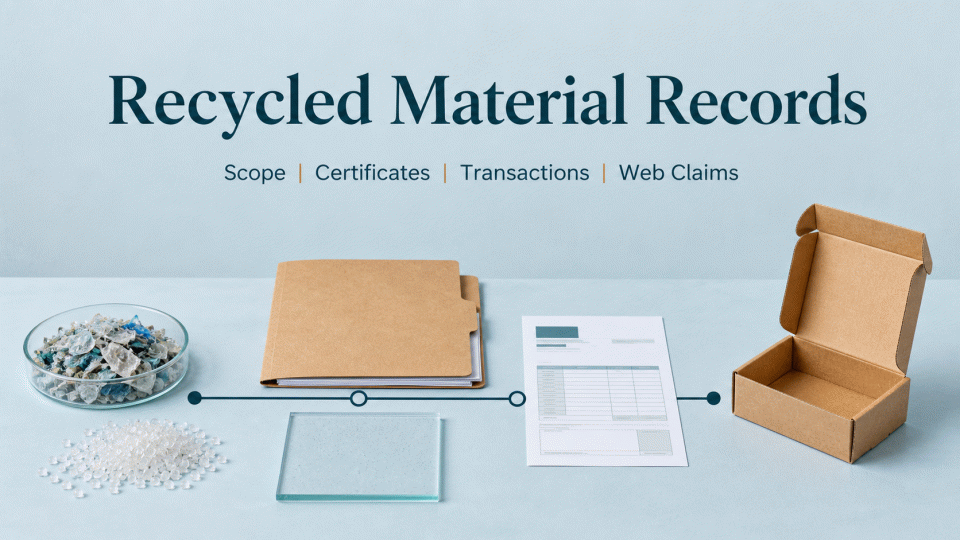 How to Review Recycled Material Records for Bags, Footwear and Packaging