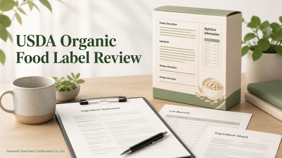 USDA Organic Food Label Review: Formula, Certifier and Page Claims
