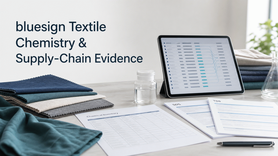 How to Check bluesign Textile Chemistry and Supply-Chain Evidence