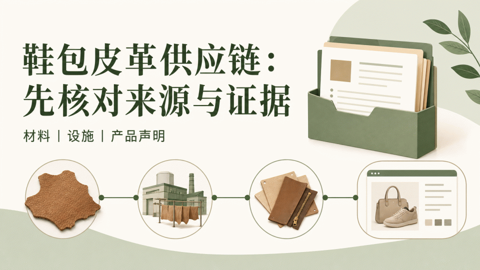 鞋包皮革供应链：先核对来源、设施与产品声明