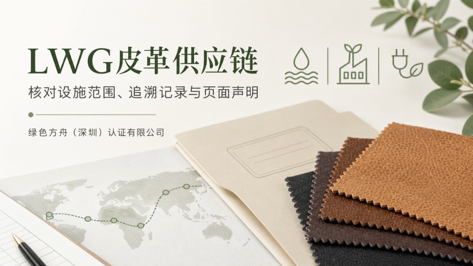 LWG皮革供应链：设施范围、追溯记录与页面声明怎么核对