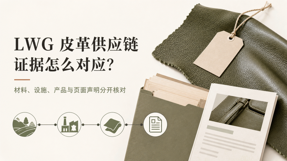 皮革产品别只讲质感：LWG供应链证据怎么对应