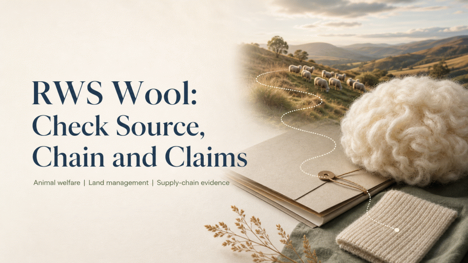 RWS Wool: Check Source, Chain of Custody and Claims
