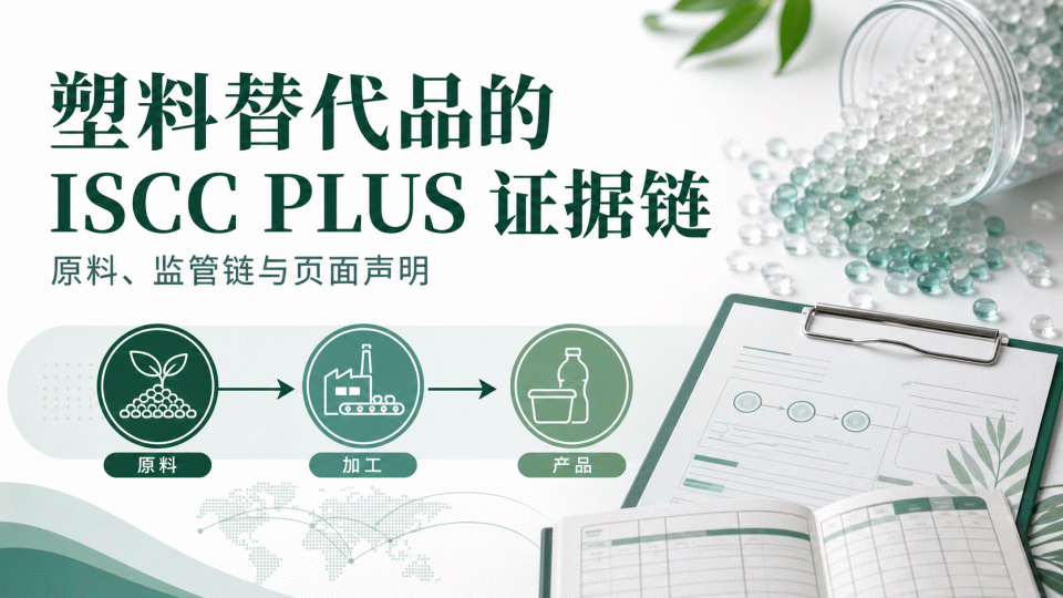 塑料替代品的 ISCC PLUS 证据链：先核对原料、监管链与页面声明