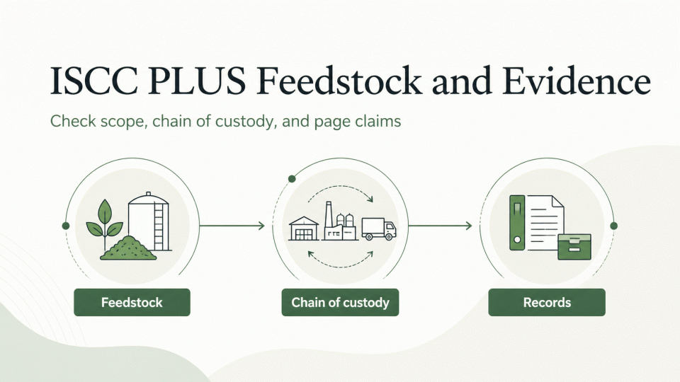 How to Review ISCC PLUS Feedstock and Supply-Chain Evidence