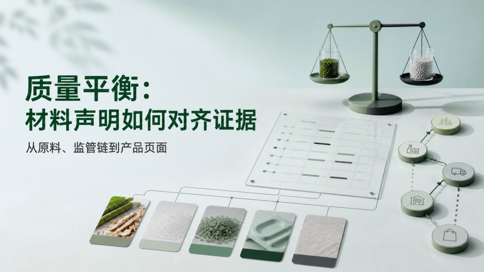 ISCC PLUS质量平衡声明：原料、监管链与产品证据如何对齐