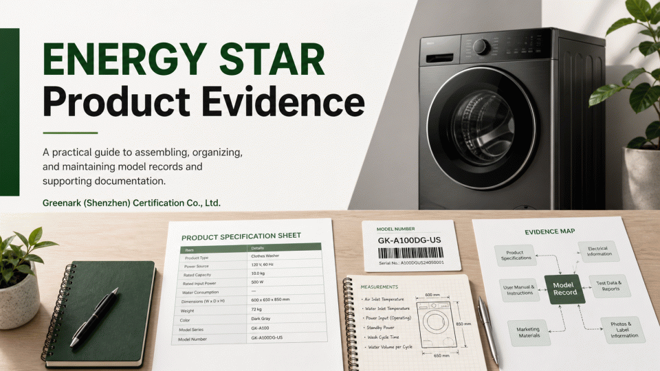 ENERGY STAR Product Evidence: Build Records Around Model, Specification, and Claims