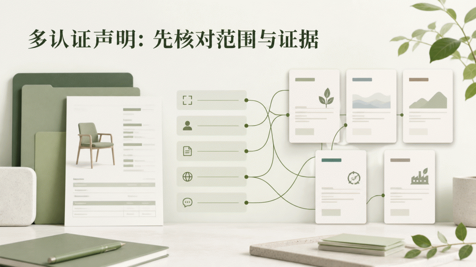多认证声明如何避免混用：按产品范围与证据文件核对