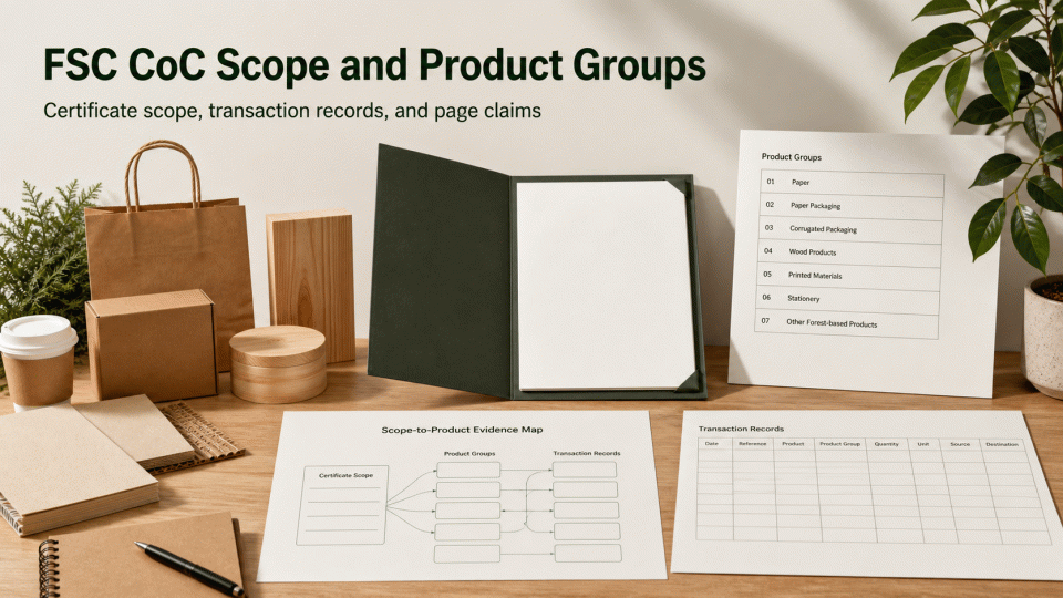 How to Check an FSC CoC Scope Against Product Groups