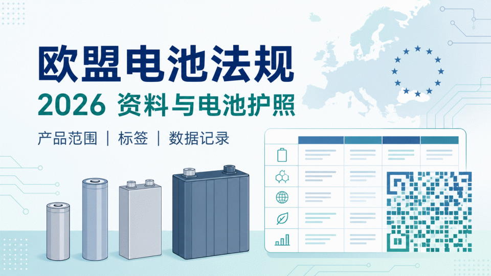 欧盟电池法规（EU）2023/1542：2026资料核对与电池护照准备