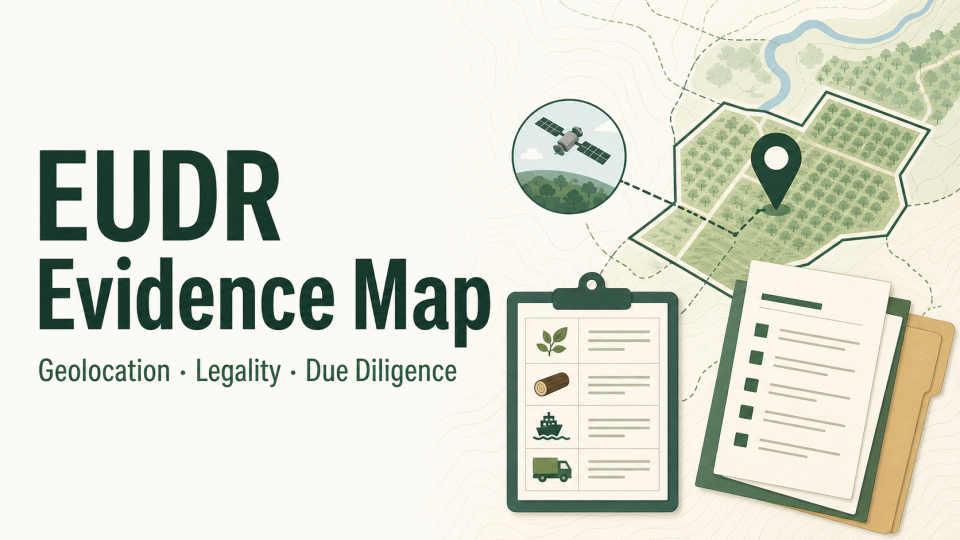 EUDR Evidence Map: Product Scope, Geolocation and Due Diligence