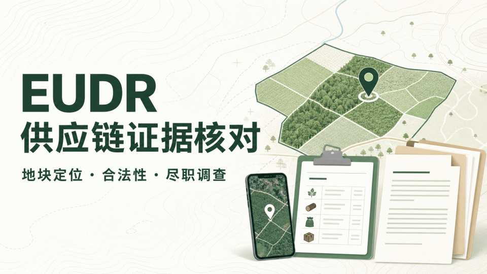 EUDR 欧盟零毁林法规：资料清单与证据链核对