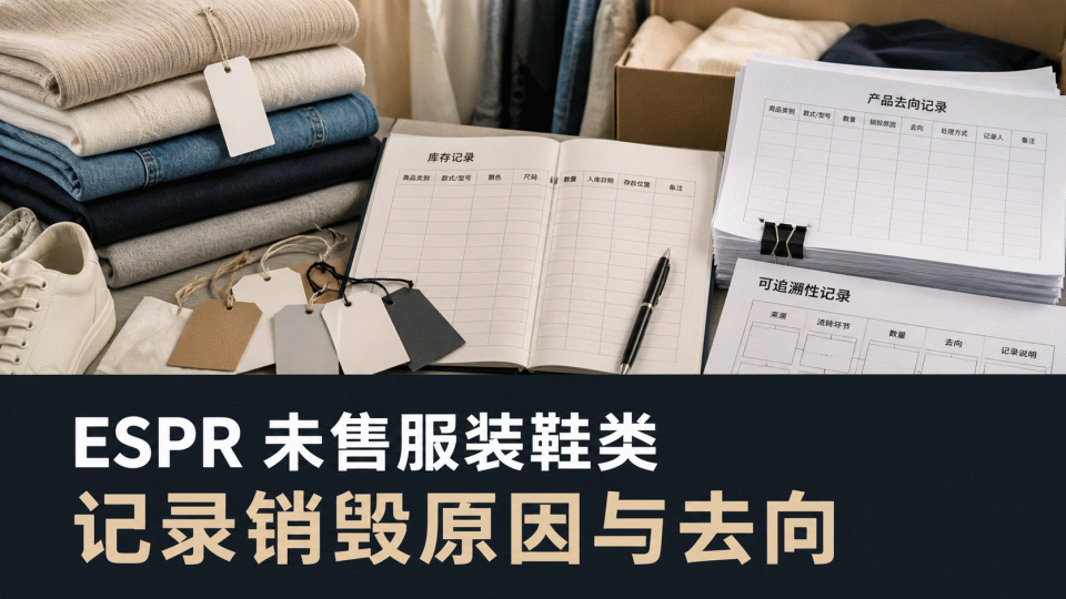 ESPR 未售服装鞋类：库存去向与销毁记录怎么整理