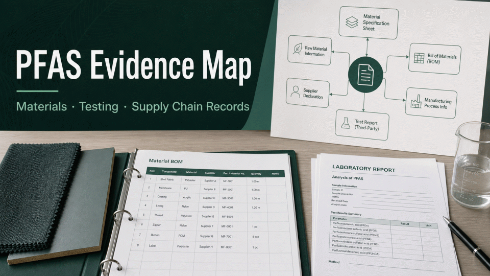 PFAS Evidence Mapping: How to Link Materials, Testing and Supply-Chain Records