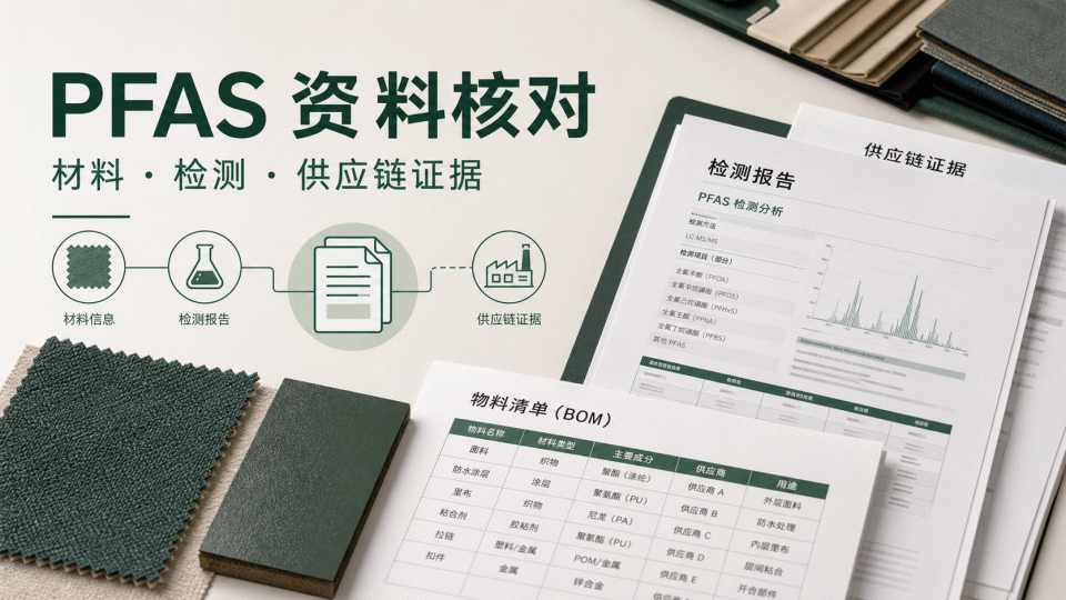 PFAS资料核对：材料、检测与供应链记录怎么建立