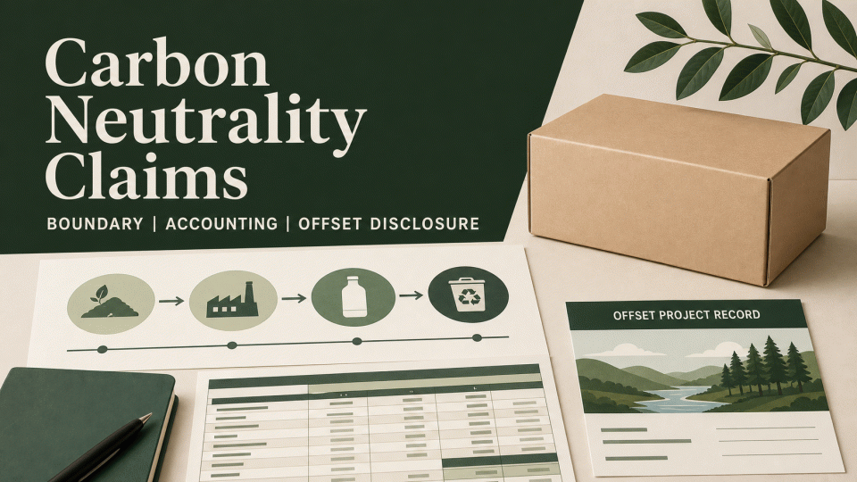 Carbon Neutrality Claims: Product Boundaries, Accounting, and Offset Disclosure