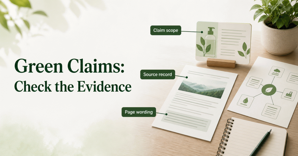 Green Claims: Define the Scope Before You Write the Page
