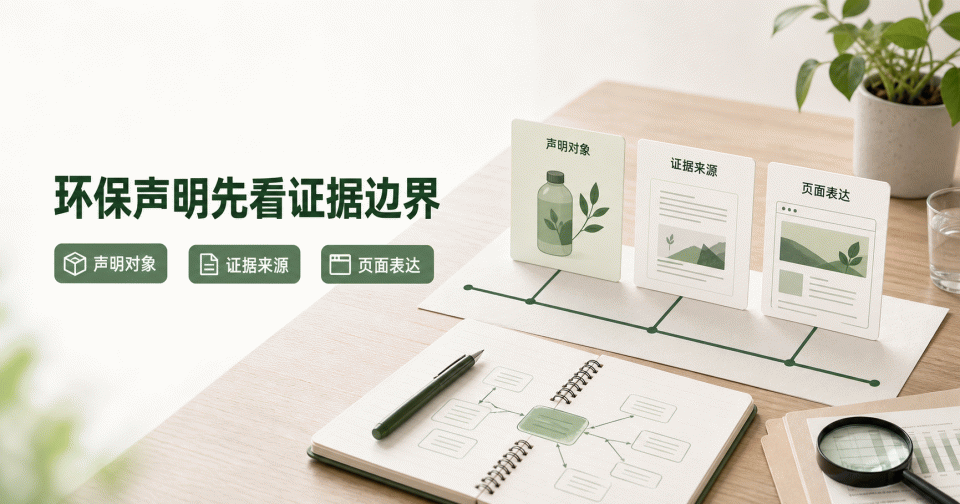环保声明先看证据边界：产品卖点、资料来源与页面表达