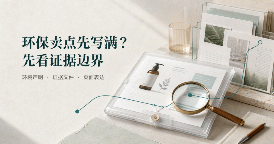 环保卖点先写满？先看证据边界｜资料清单